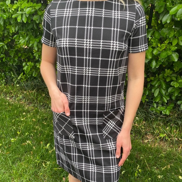 black and white dress primark Clothing Primark Polka Dot Playsuit Womens Black/White Lace Trim Polka Dot Midi Dress Primark